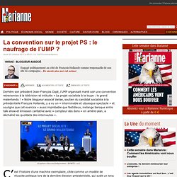 La convention sur le projet PS : le naufrage de l’UMP ?