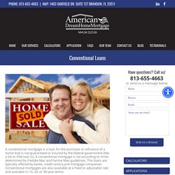 Conventional Loan Lender in Tampa Bay