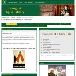 Conventions of Fairy Tales - Fairy Tales - LibGuides at Missouri Southern State University