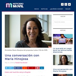 Una conversación con Maria Hinojosa
