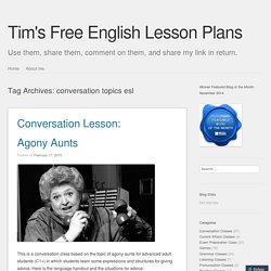 conversation topics esl