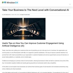 Take your business to the next level with Conversational AI