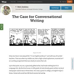 The Case for Conversational Writing
