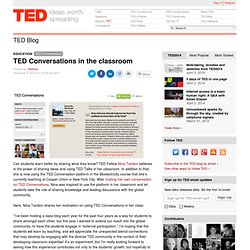 TED Conversations in the classroom