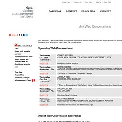 Web Conversations - Design Management Institute