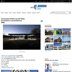 Conversion of Mies van der Rohe Gas Station / Les Architectes FABG