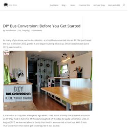 DIY Bus Conversion: Before You Get Started