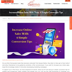 Boost Online Sales With These 6 Simple Conversion Tips