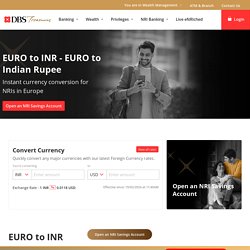 Convert Euro to INR: Europe to India Rupee Exchange Rate