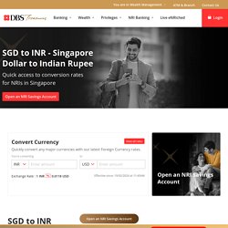 Convert SGD to INR: SGD to India Rupee Exchange Rate