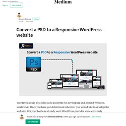 Convert a PSD to a Responsive WordPress website – Simons Andrew