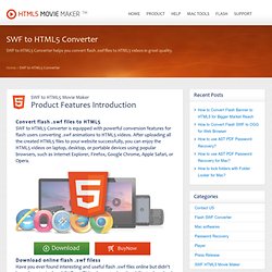 SWF to HTML5 Converter, convert flash .swf animations to HTML5 (MP4, WebM, OGG) - HTML5 Movie Maker®