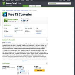Free TS Converter