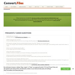 free online file converter and flash video downloader.Convert videos, audio files, documents and ebooks.Flash video to MP3