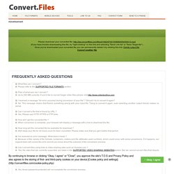 free online file converter and flash video downloader.Convert videos, audio files, documents and ebooks.Flash video to MP3