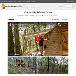 Convertible A-Frame Cabin : 8 Steps