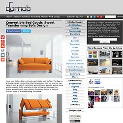 Convertible Bed Couch: Sweet Transforming Sofa Design « Dornob