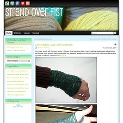 Convertible Lace Arm Warmers