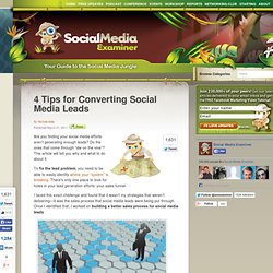 4 Tips for Converting Social Media Leads