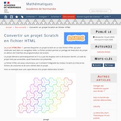 Convertir un projet Scratch en fichier HTML