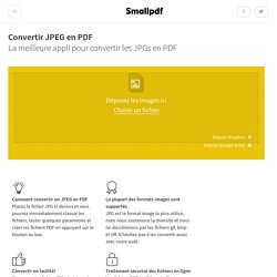 Convertir JPEG en PDF - Facile à utiliser et gratuit!