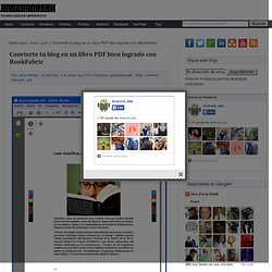 Convierte tu blog en un libro PDF bien logrado con BookFabric