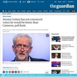 Jeremy Corbyn has not convinced voters he would be better than Cameron, poll finds