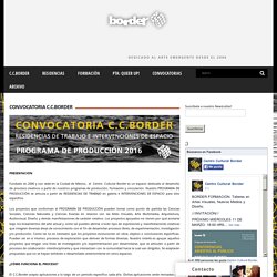 CONVOCATORIA C.C.BORDER