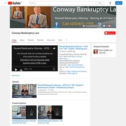 Conway Bankruptcy Law