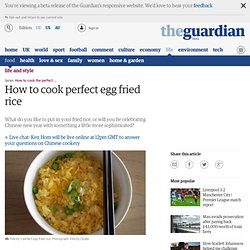 How to cook perfect egg fried rice
