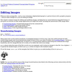 The Linux Cookbook: Tips and Techniques for Everyday Use - Editing Images