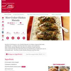 Slow-Cooker Chicken Marsala recipe