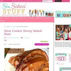 Slow Cooker Honey Baked Ham