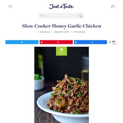 Slow Cooker Honey Garlic Chicken Recipe