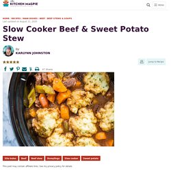 Slow Cooker Beef & Sweet Potato Stew