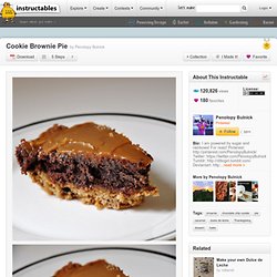 Cookie Brownie Pie