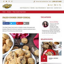 Paleo Cookie Crisp Cereal - Golden Barrel