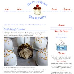 Cookie Dough Truffles - Blue-Eyed Bakers