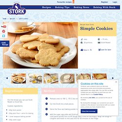 Simple Cookies / Biscuits / Categories / Recipes / Stork