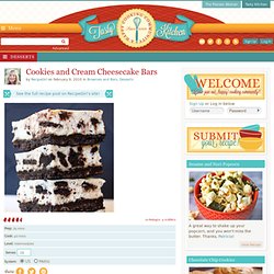 Cookies and Cream Cheesecake Bars
