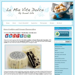 Martha Stewarts Cookies and Cream Cheesecakes Recipe