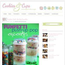 Funfetti Push-Up Pop Cupcakes