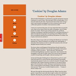 ‘Cookies’ by Douglas Adams - Sam Cooney