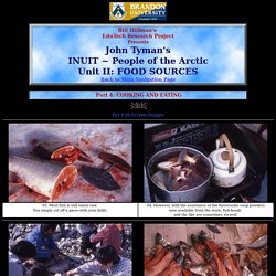 II.4: INUIT FOOD: 4. Cooking and Eating ~ People of the Arctic by John Tyman
