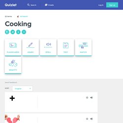 Cooking Flashcards