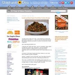 Lentil and Kale Super Food Slow Cooker Recipe
