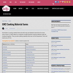 GW2 Cooking Material farms