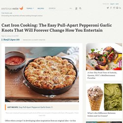 Cast Iron Cooking: The Easy Pull-Apart Pepperoni Garlic Knots That Will Forever Change How You Entertain