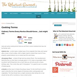 Cooking definitions for the home cook