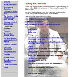 Cooking with Chemistry